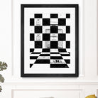 Chanel Chess by Daniel Janda on GIANT ART - black mixed media