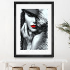 Fashion Flair in Black and White by Rafael Salazar on GIANT ART - black digital painting