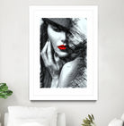 Fashion Flair in Black and White by Rafael Salazar on GIANT ART - black digital painting