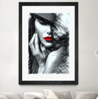 Fashion Flair in Black and White by Rafael Salazar on GIANT ART - black digital painting