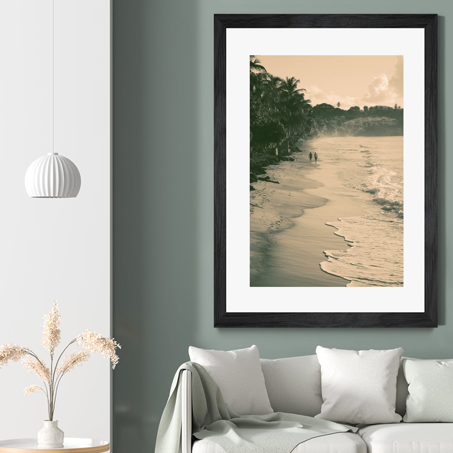 Tropical Beach by Konstantin Sevostyanov on GIANT ART - brown photo illustration