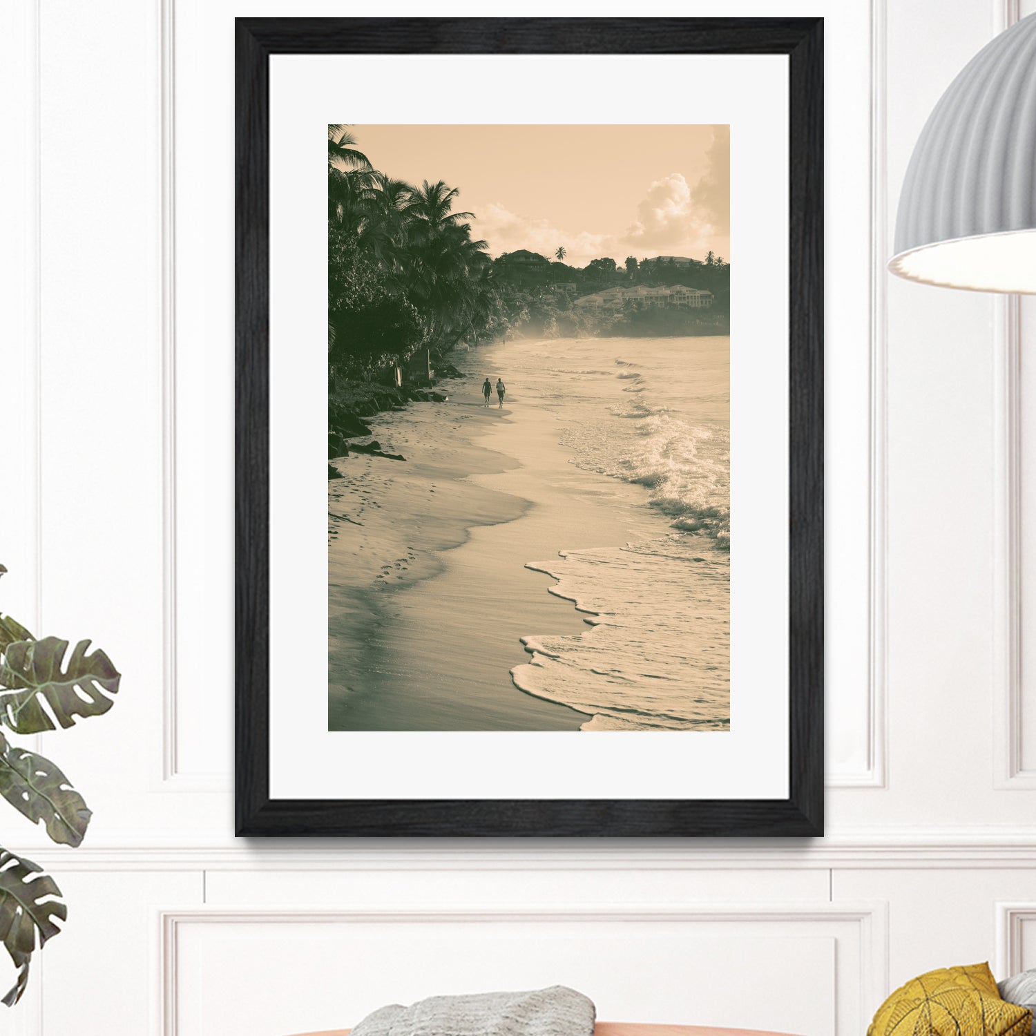 Tropical Beach by Konstantin Sevostyanov on GIANT ART - brown photo illustration