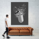 Music Pill by Anthony Aves on GIANT ART - gray digital painting