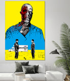 Breaking bad Gus Fring by Paola Morpheus on GIANT ART - blue digital painting