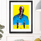 Breaking bad Gus Fring by Paola Morpheus on GIANT ART - blue digital painting