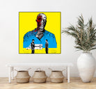 Breaking bad Gus Fring by Paola Morpheus on GIANT ART - blue digital painting