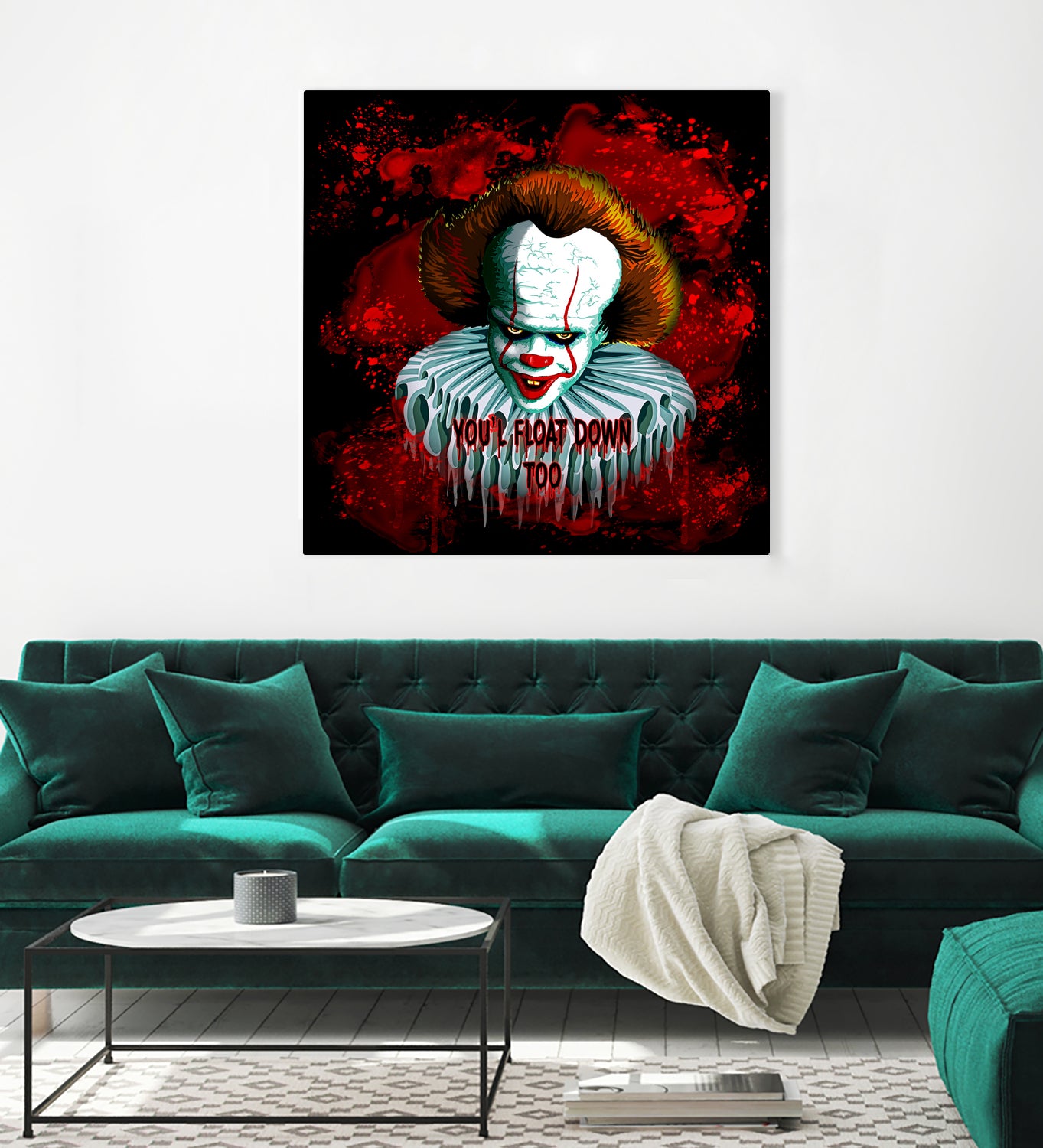 Pennywise IT 2017 Vector Graphics Artwork based on it by Monica Terrana on GIANT ART - black character design