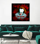 Pennywise IT 2017 Vector Graphics Artwork based on it by Monica Terrana on GIANT ART - black character design