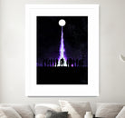 Mass Effect Vintage Poster by SucculentBurger Zolich on GIANT ART - blue character design