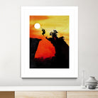 Samurai Jack Vintage Poster by SucculentBurger Zolich on GIANT ART - orange character design