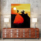 Samurai Jack Vintage Poster by SucculentBurger Zolich on GIANT ART - orange character design