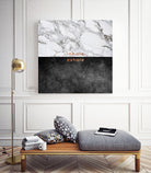 Inhale Exhale Copper by Dana Shek on GIANT ART - white typography