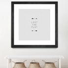 Lost The Plot Arrow by Dana Shek on GIANT ART - white typography