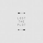 Lost The Plot Arrow by Dana Shek on GIANT ART - white typography