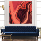 Lava Marble 024 by Jelena Obradovic on GIANT ART - red vector illustration