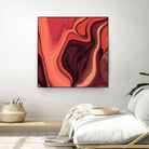 Lava Marble 024 by Jelena Obradovic on GIANT ART - red vector illustration