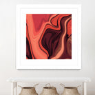 Lava Marble 024 by Jelena Obradovic on GIANT ART - red vector illustration