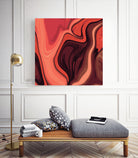 Lava Marble 024 by Jelena Obradovic on GIANT ART - red vector illustration