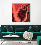 Lava Marble 024 by Jelena Obradovic on GIANT ART - red vector illustration