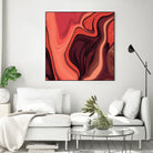 Lava Marble 024 by Jelena Obradovic on GIANT ART - red vector illustration