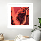 Lava Marble 024 by Jelena Obradovic on GIANT ART - red vector illustration