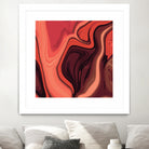 Lava Marble 024 by Jelena Obradovic on GIANT ART - red vector illustration