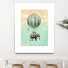 ballon elephant by Vin Zzep on GIANT ART - white digital painting