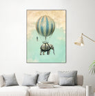 ballon elephant by Vin Zzep on GIANT ART - white digital painting