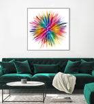 Color Explosion by Florian Habermann on GIANT ART - yellow digital painting