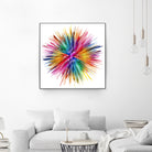 Color Explosion by Florian Habermann on GIANT ART - yellow digital painting