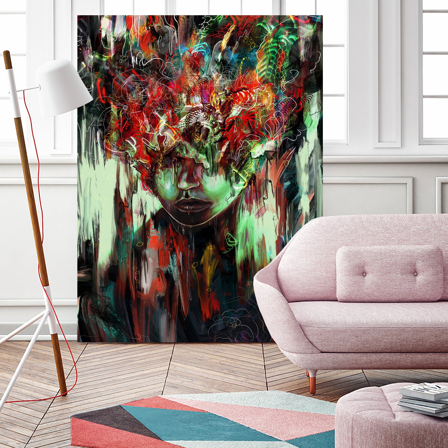 Chaotic Mind by Francis Mi Oza on GIANT ART - black digital painting