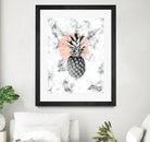 Marble Pineapple 053 by Jelena Obradovic on GIANT ART - white vector illustration