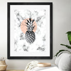 Marble Pineapple 053 by Jelena Obradovic on GIANT ART - white vector illustration