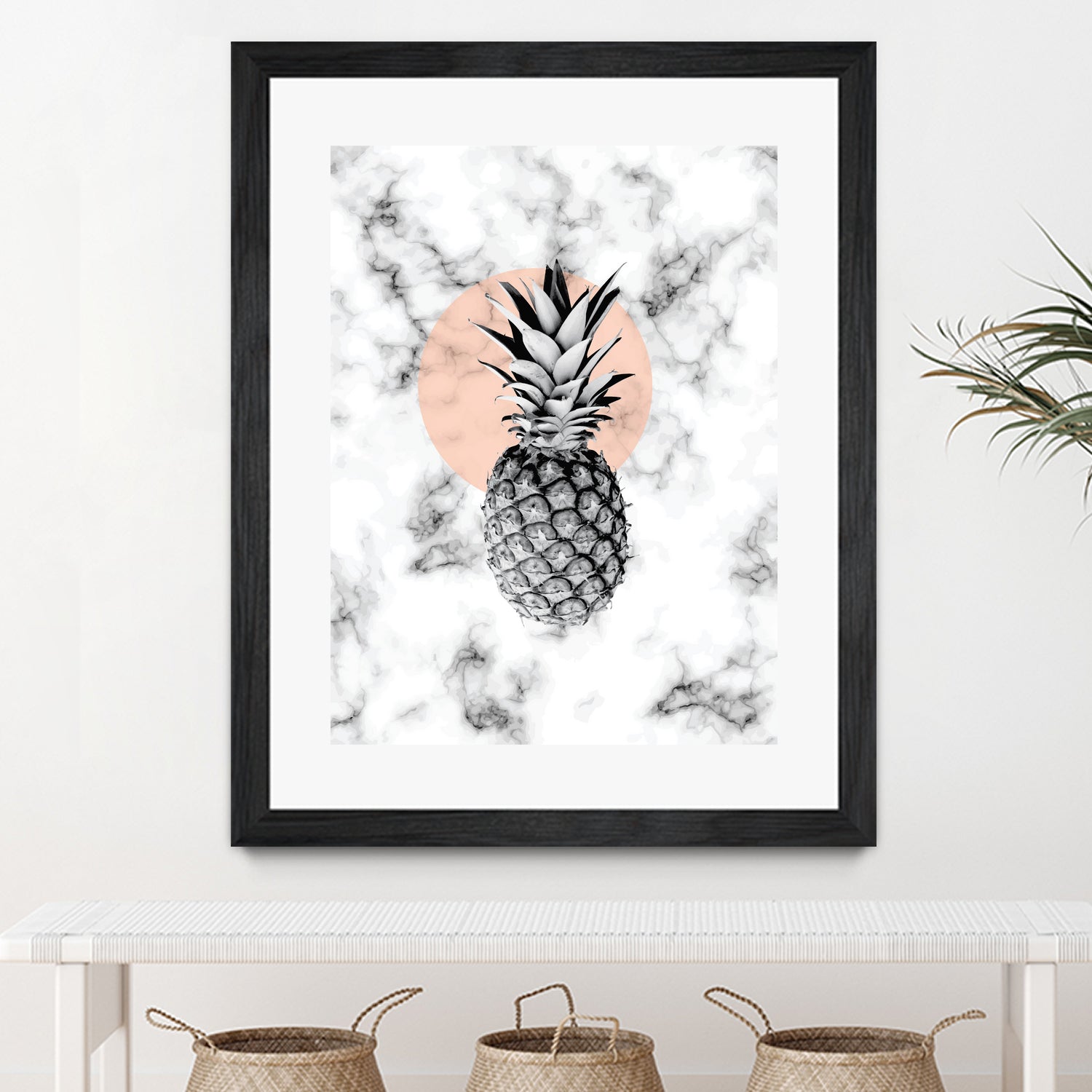 Marble Pineapple 053 by Jelena Obradovic on GIANT ART - white vector illustration