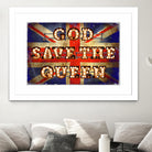 GOD SAVE THE QUEEN by Art Frankenberg on GIANT ART - red typography