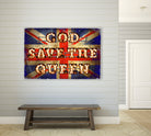 GOD SAVE THE QUEEN by Art Frankenberg on GIANT ART - red typography