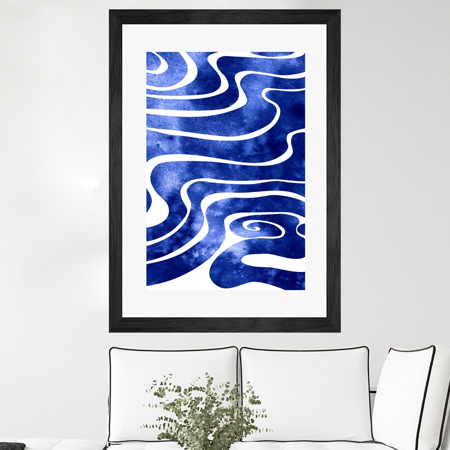 Tide V by Stevyn Llewellyn on GIANT ART - blue digital painting