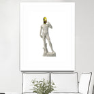 HOMER DAVID SIMPSON by Michael Benisty on GIANT ART - white photo illustration