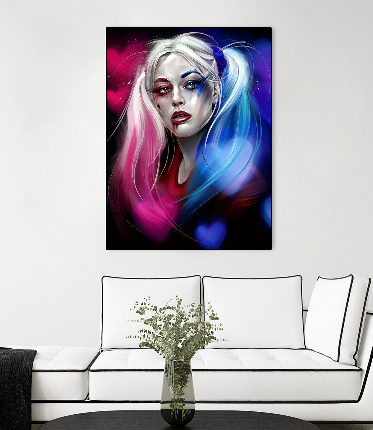 Harley Quinn by Dmitry Belov on GIANT ART - black digital painting