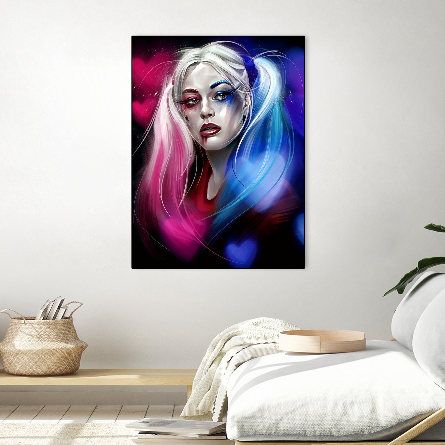 Harley Quinn by Dmitry Belov on GIANT ART - black digital painting