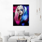 Harley Quinn by Dmitry Belov on GIANT ART - black digital painting