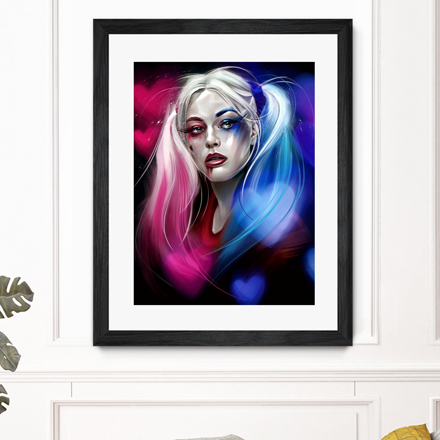 Harley Quinn by Dmitry Belov on GIANT ART - black digital painting