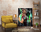 Jimi Hendrix by Dmitry Belov on GIANT ART - black digital painting