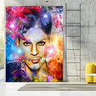 Prince Painted Portrait by Daniel Janda on GIANT ART - black digital painting