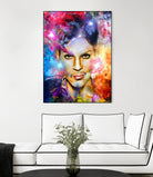 Prince Painted Portrait by Daniel Janda on GIANT ART - black digital painting