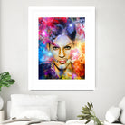 Prince Painted Portrait by Daniel Janda on GIANT ART - black digital painting