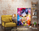Prince Painted Portrait by Daniel Janda on GIANT ART - black digital painting