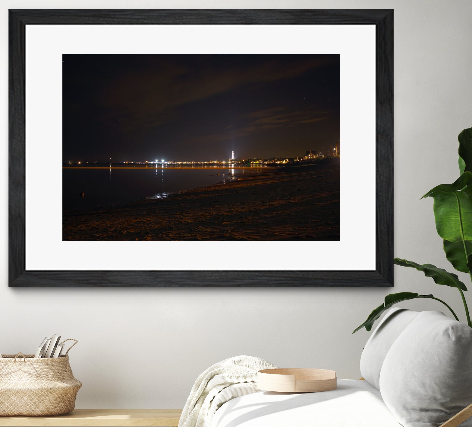 Provincetown at night by William Cunning on GIANT ART - black processing/programming