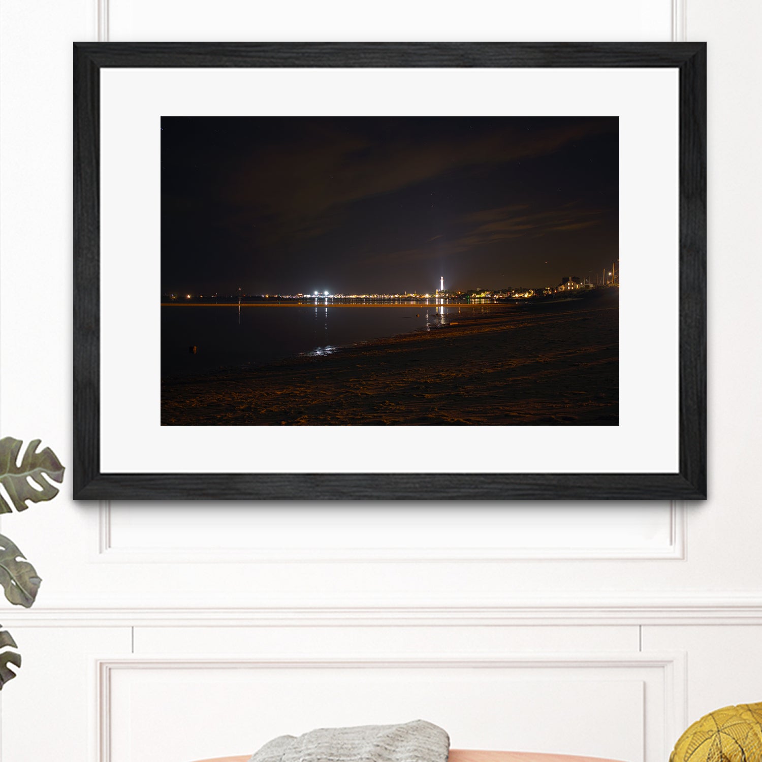 Provincetown at night by William Cunning on GIANT ART - black processing/programming