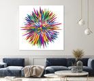 Color Explosion Three by Florian Habermann on GIANT ART - yellow vector illustration